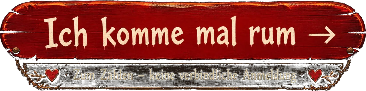 Ich komme mal rum – zum Zählen, keine verbindliche Anmeldung